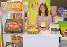 Granfruta are exotic producers from Ecuador were represented by Dayana Narvaez.